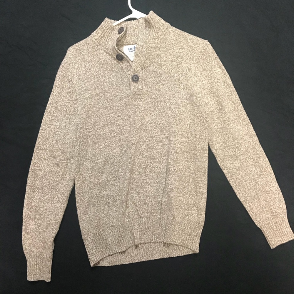 Urban pipeline tan sweater